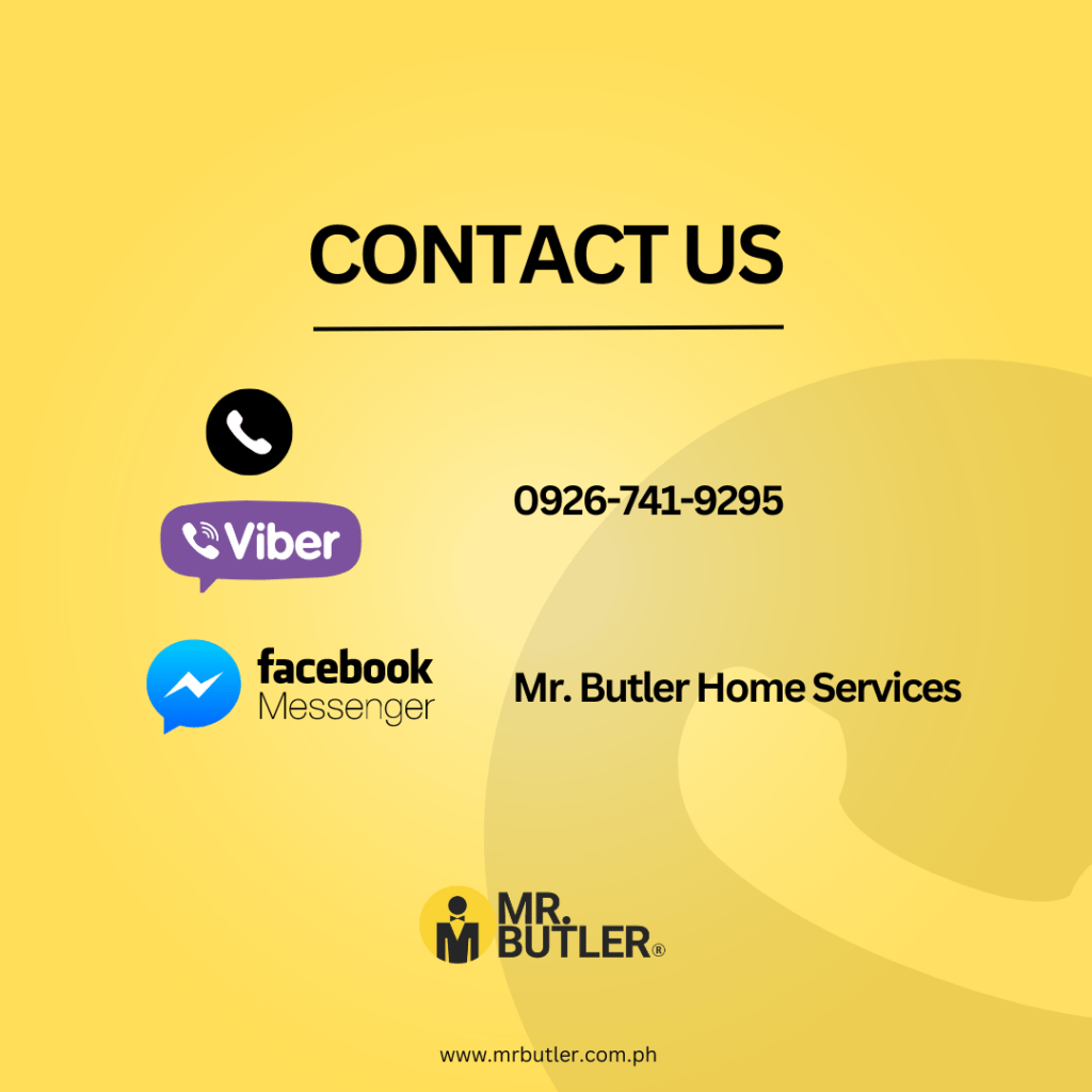 Contact us Mr. Butler Home Services