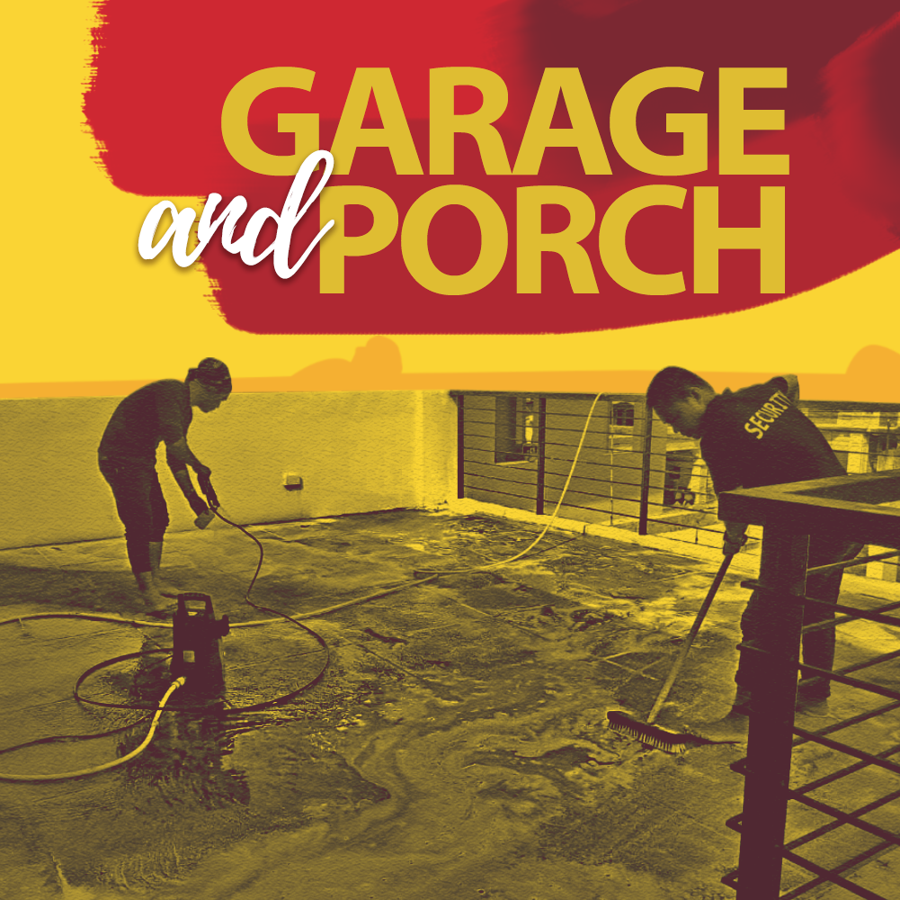 Garage and Porch Cleaning Services Hero Image